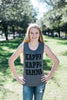 Stacked Sorority Letters Tank